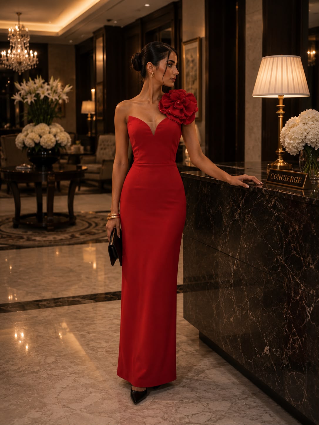nikita red dress Nikita Red Dress