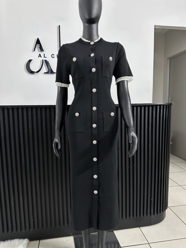 Tony Black Dress - Image 4