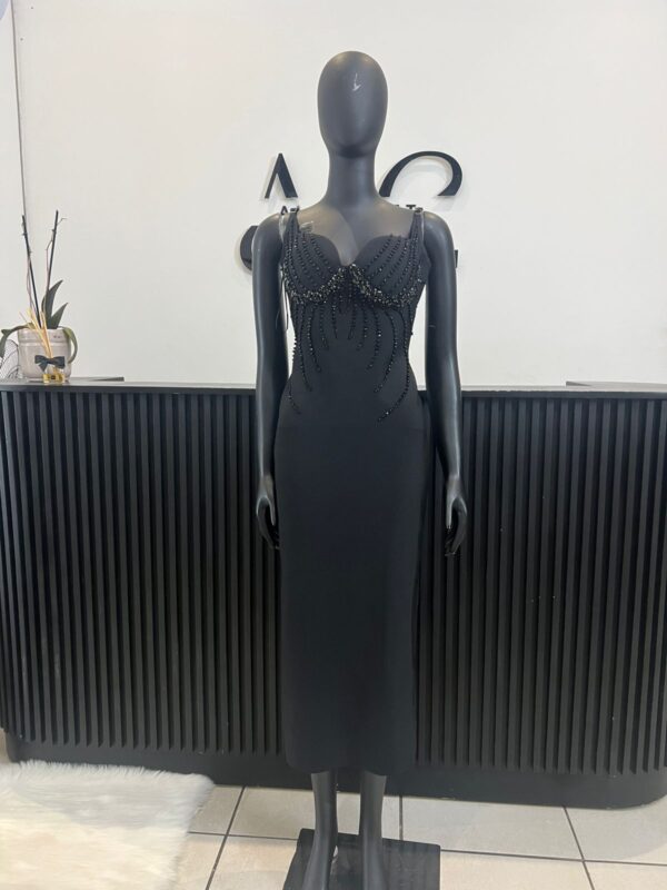 Mandy Black Dress - Image 3