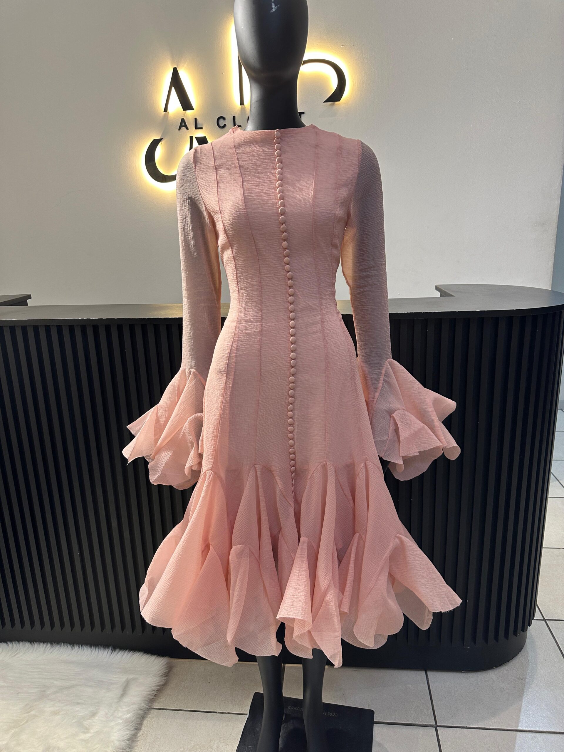 Tay Blush Pink Dress - Image 3