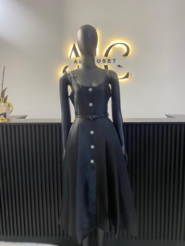 Tracy Black Dress - Image 2