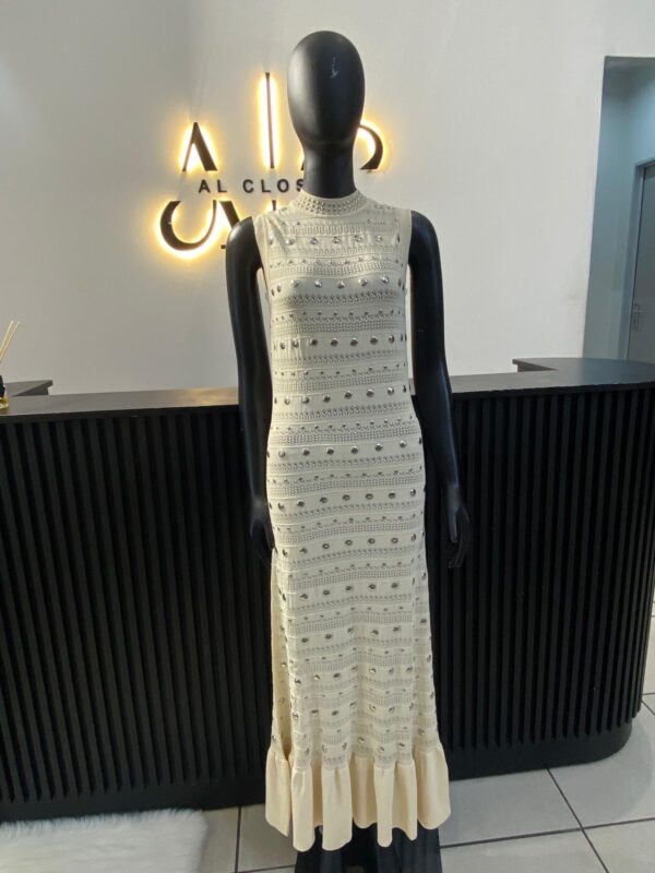Simmy Cream Knit Dress