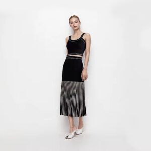 Zuri Black Knit Set