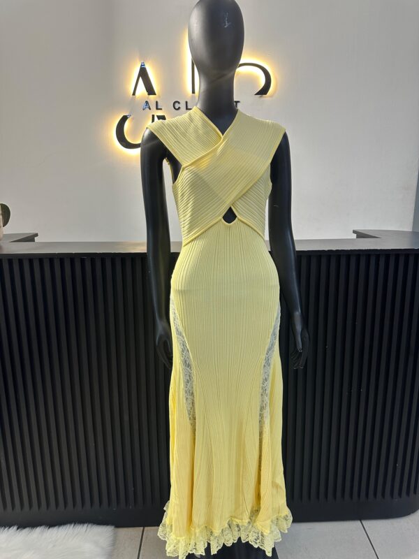 Yellow Bee Knit Dress