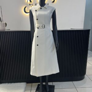 Tony White Blazer Dress
