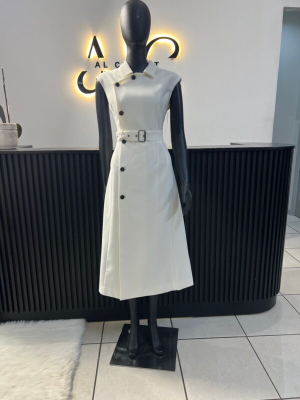 Tony White Blazer Dress