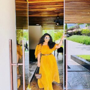 Ellen Mustard Dress