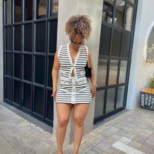 Zoe Striped  Set