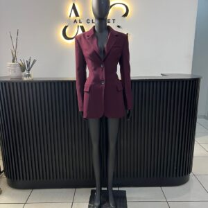Hazel Burgundy Blazer