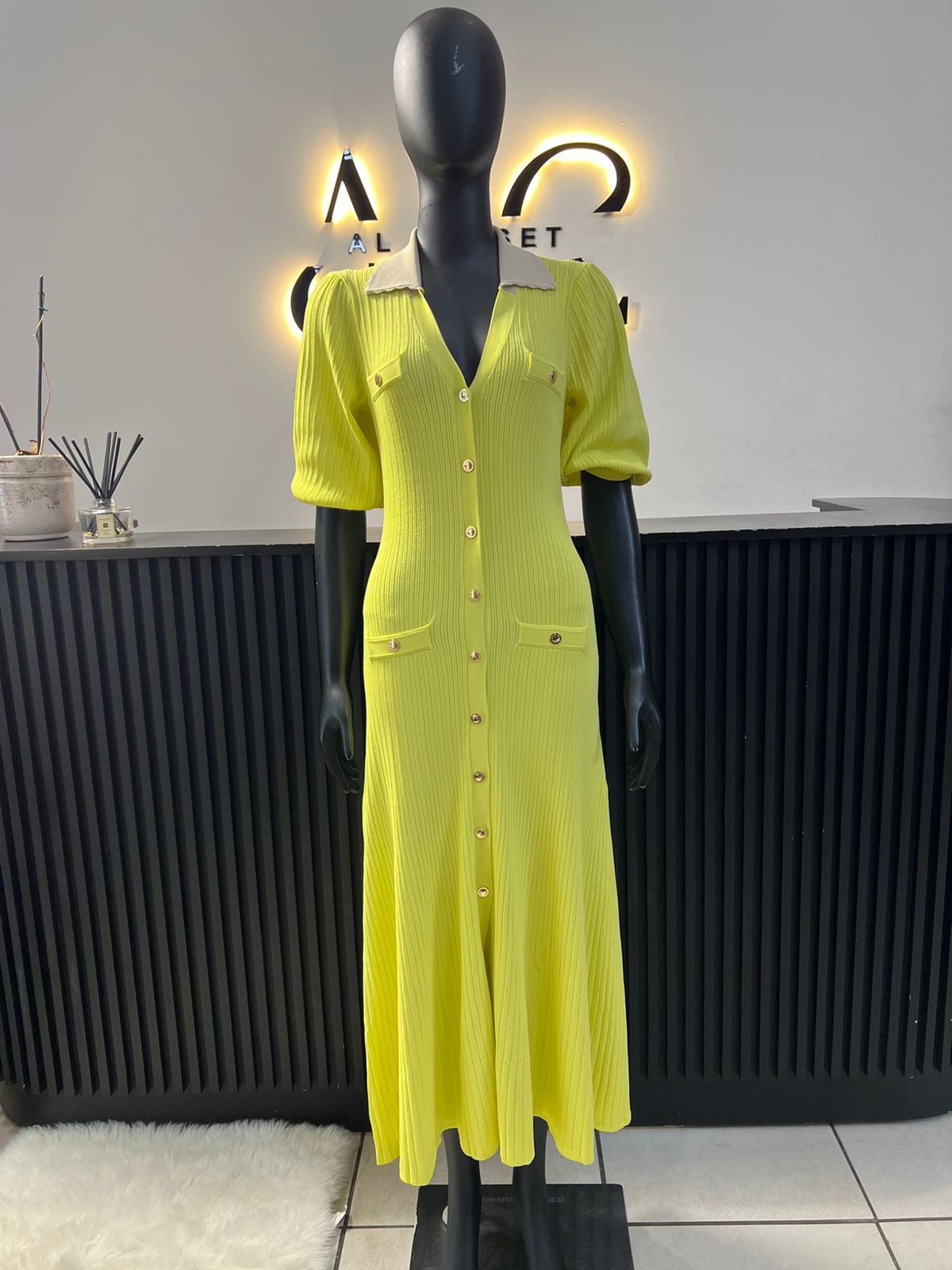 Kelly Neon Knit Dress