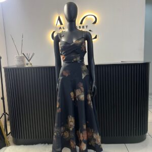 Wendy Black Floral Dress