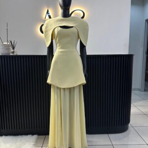 Elegant Yellow Three Piece Set