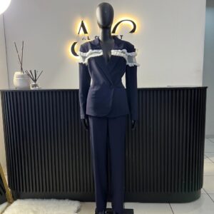 Sonia Navy Blue Suit Set