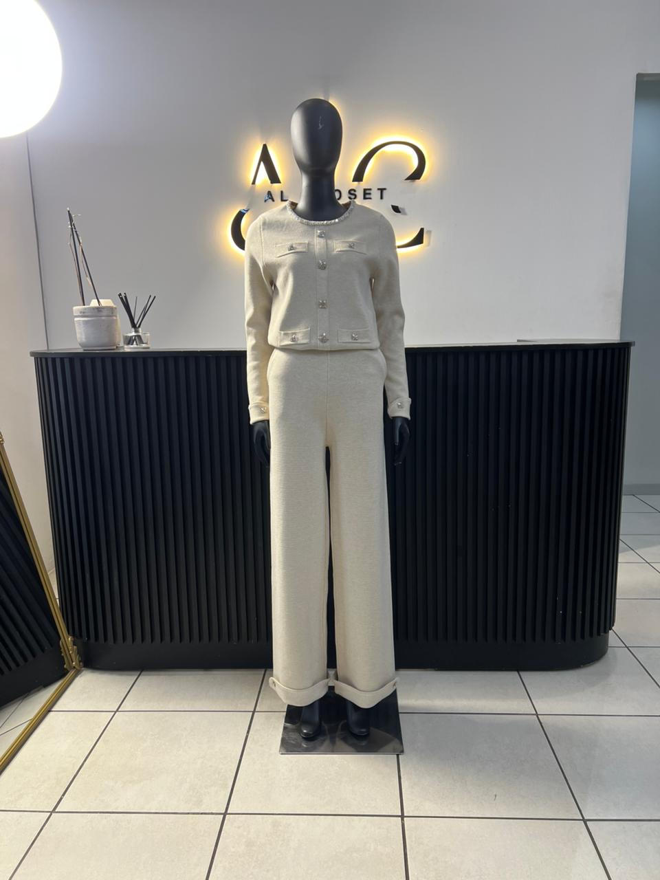 Helen Nude Two Piece Set