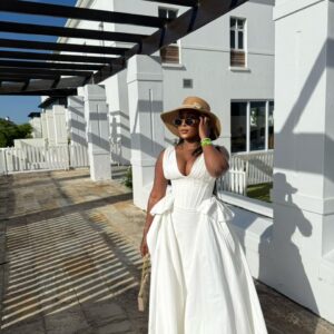 Stacey Long White Dress