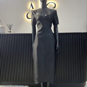 Black Satin Dress
