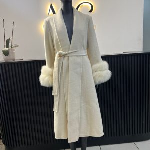 Jessica White Fur Coat
