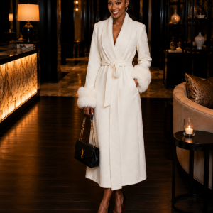 Ivory Luxe Wool Coat