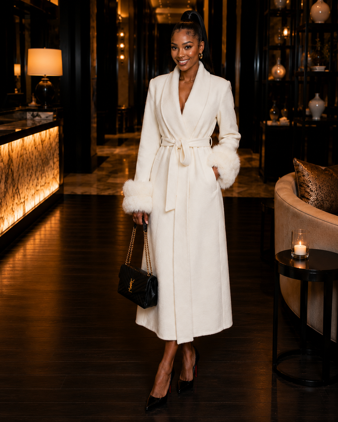 Ivory Luxe Wool Coat
