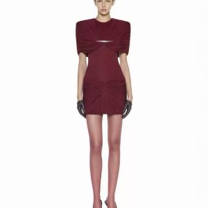 The Duchess Drape Short Dress