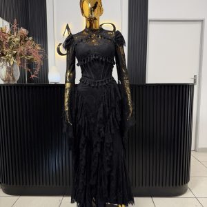 Zuri Black Lace Dress